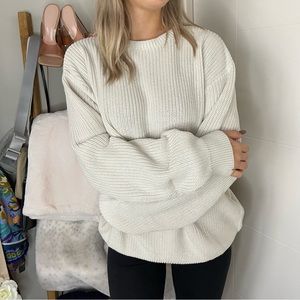Brandy Melville Brianna Sweater Tan Beige
